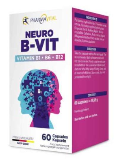 PHARMAVITAL NEURO B-VIT   60 KAPS