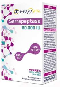 PHARMAVITAL SERRAPEPTASE 80,000 IU 90 TABS