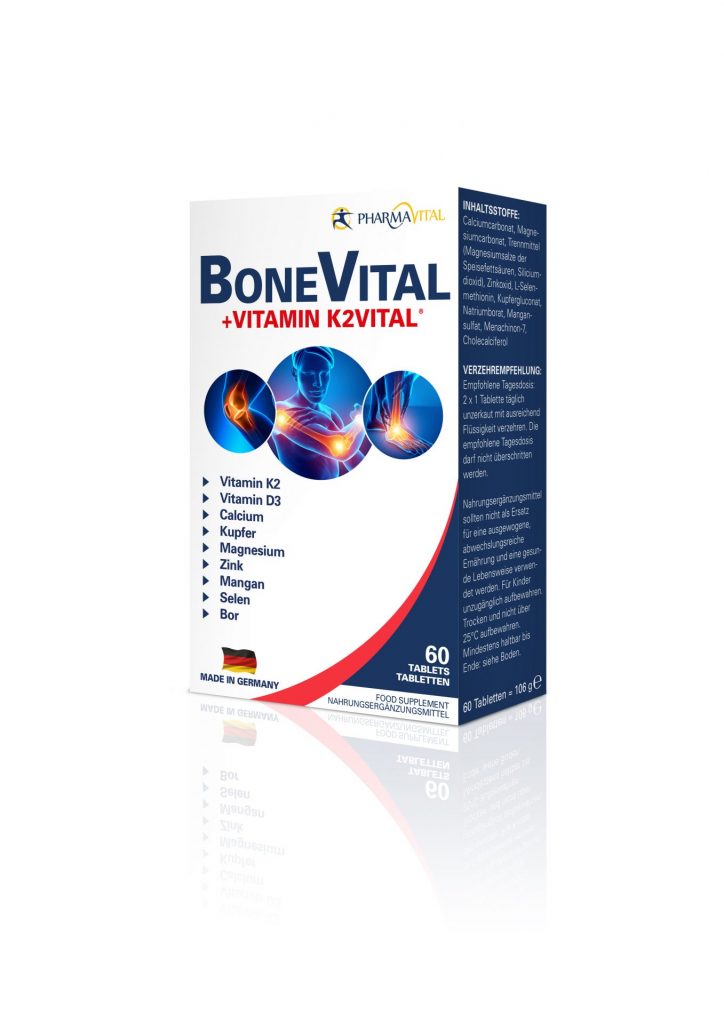 PHARMAVITAL BONEVITAL + VITAMIN K2VITAL 60 TABS