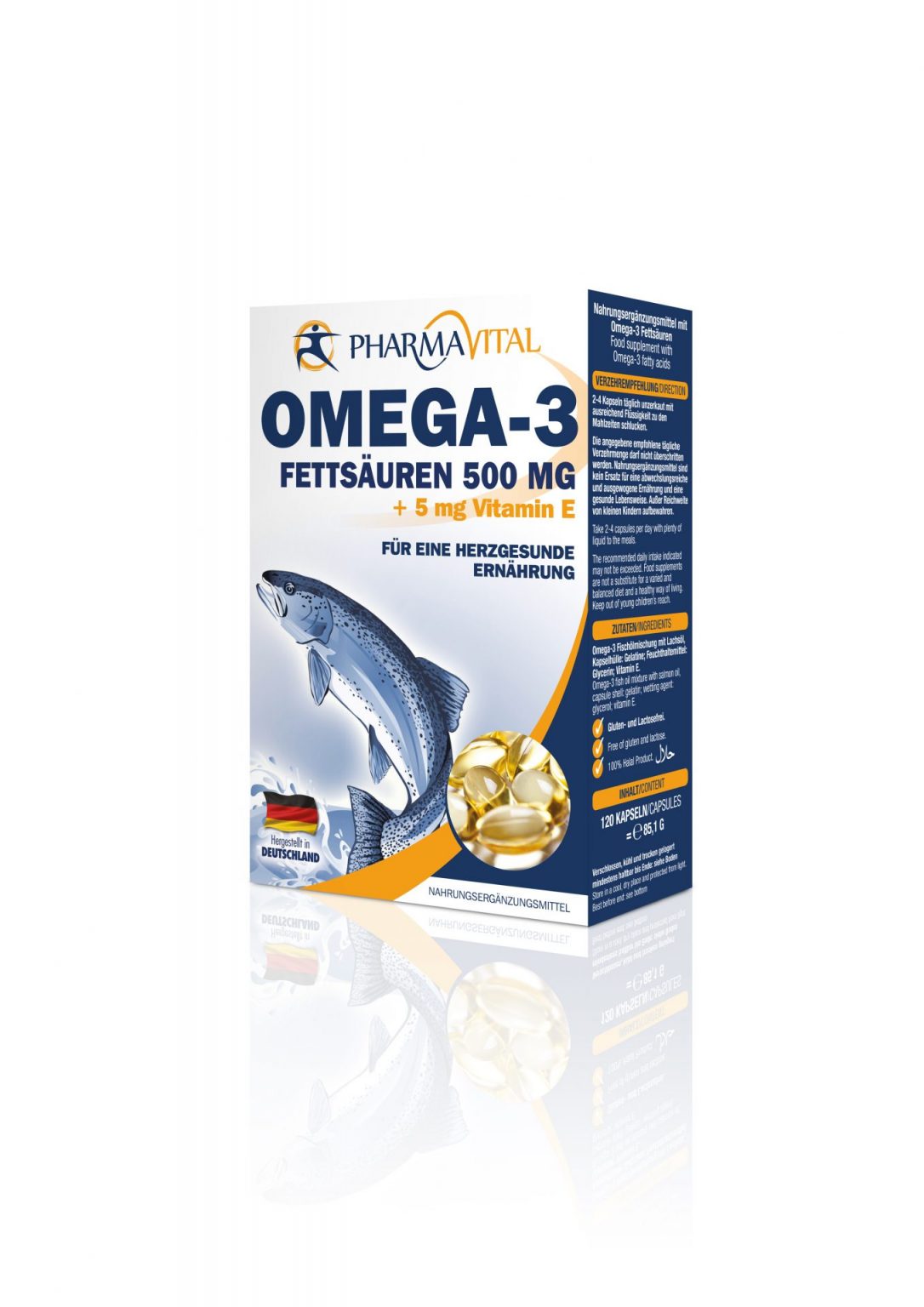 PHARMAVITAL OMEGA-3 500 MG + 5 MG VITAMIN E