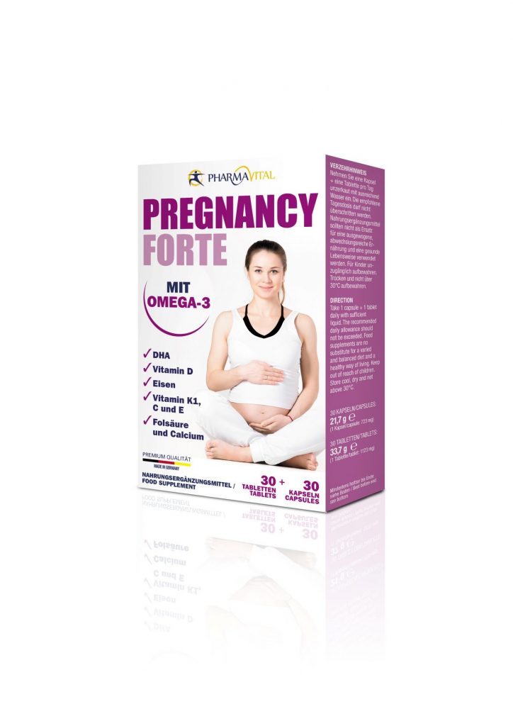 PHARMAVITAL PREGNANCY FORTE ME OMEGA 3 - 30 TABS + 30 KAPS