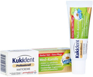 KUKIDENT HAFTCREME PROFESSIONELL MED + KAMILLE 40 G